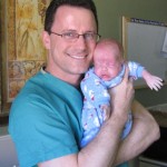 Dr Darling holds Toby