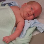Just before I got weighed (I’m cute, eh?)