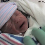 Here I am at 5 minutes old on Oct 13, 2007.